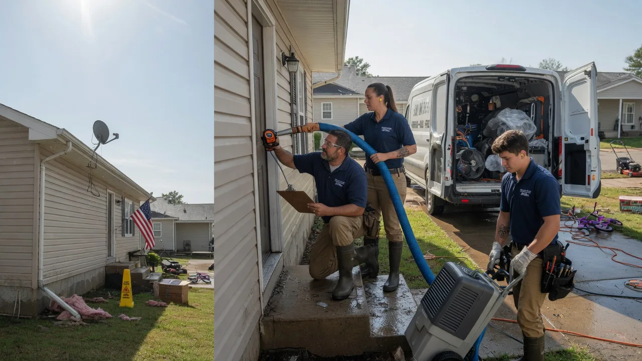 Ceiling Water Damage Restoration in Lebanon, IL near me